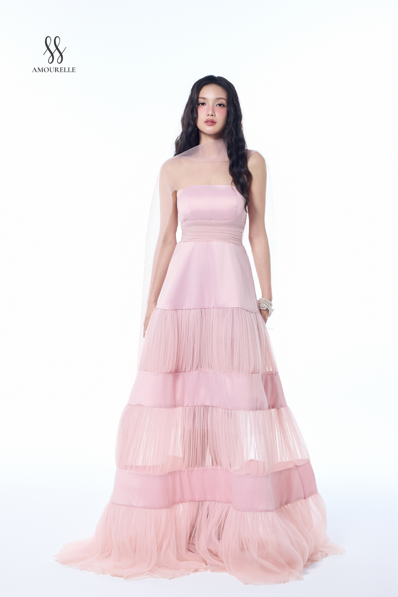 MILLE-CRÊPE GOWN