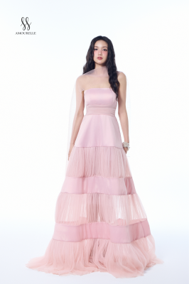 MILLE-CRÊPE GOWN