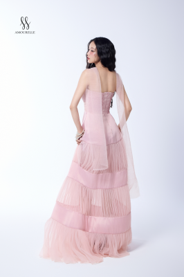 MILLE-CRÊPE GOWN