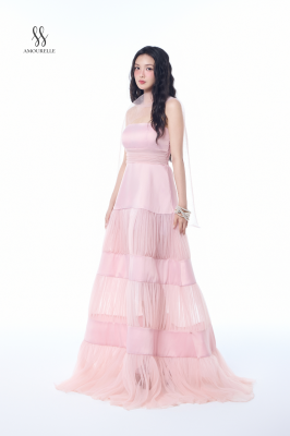 MILLE-CRÊPE GOWN