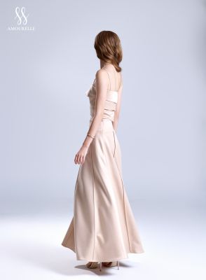 ALEXANDRA SET – Crop Top & Flared Silk Skirt