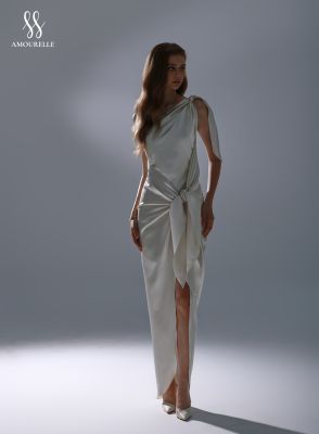 AURORA – Asymmetric Silk Dress