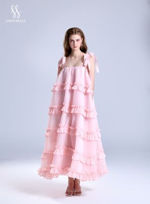 MACARON – Ruffled Circle Dress