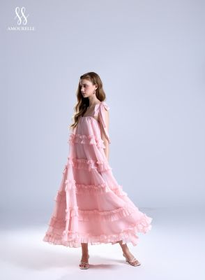 MACARON – Ruffled Circle Dress