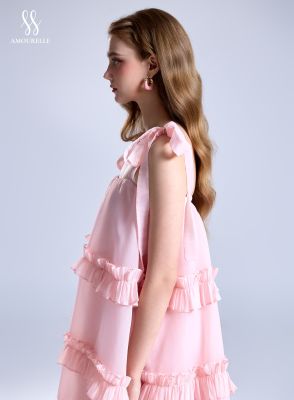 MACARON – Ruffled Circle Dress